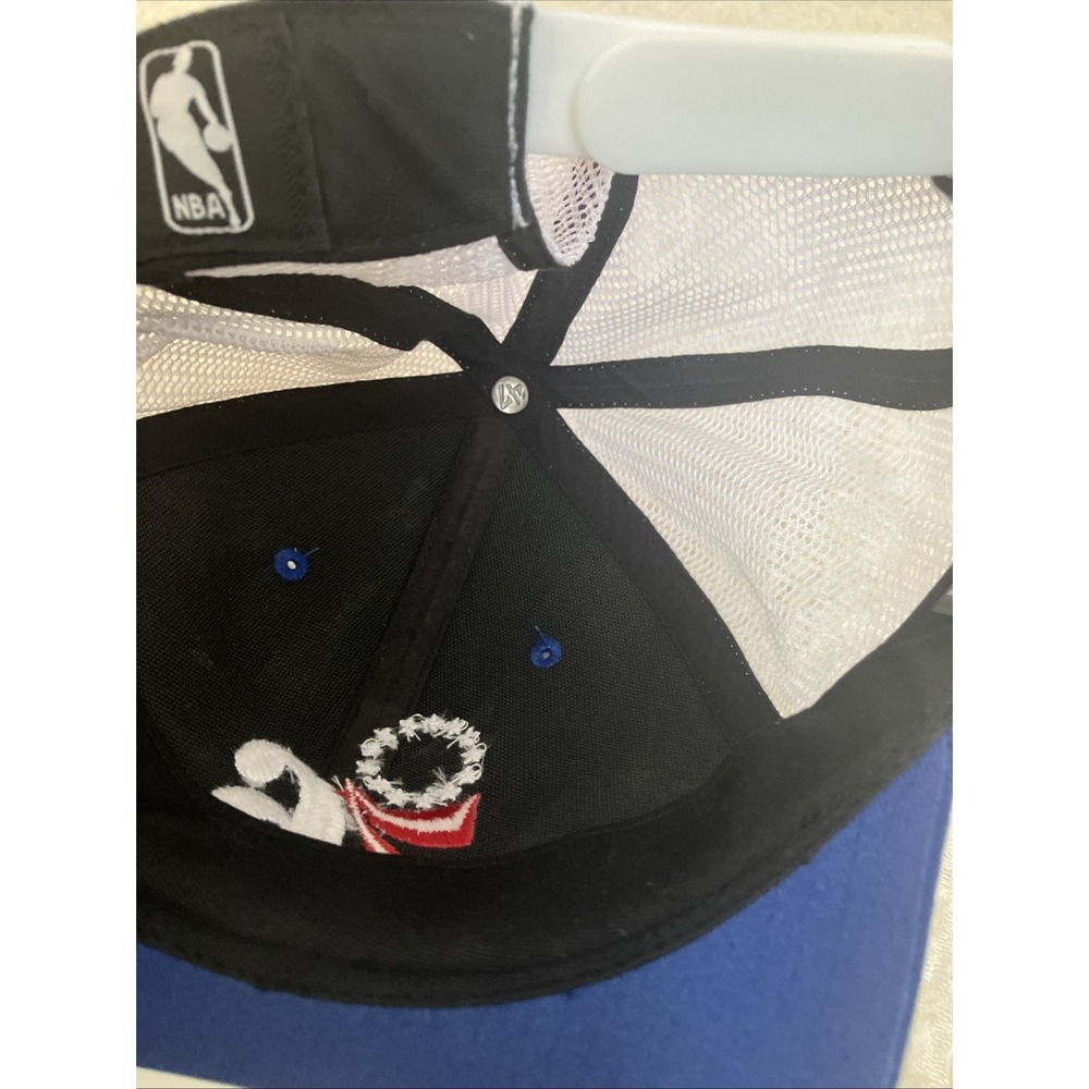 Philadelphia 76ers 47 Brand Trucker Hat Snapback Mesh OSFA Blue Cap New - Picture 8 of 9